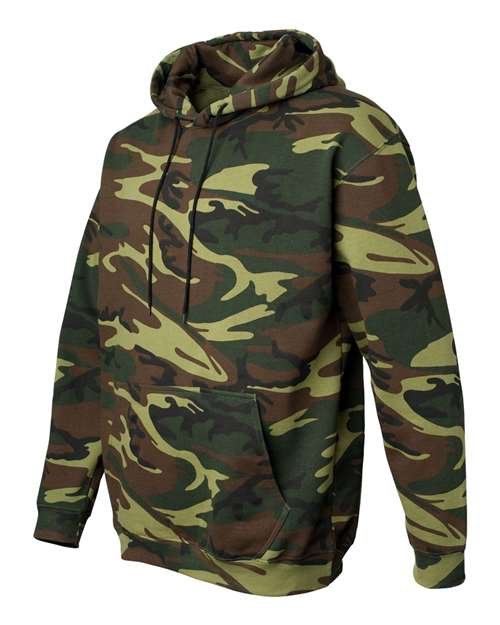 Unisex Camo Fleece Hoodie Sweatshirt - Image 2