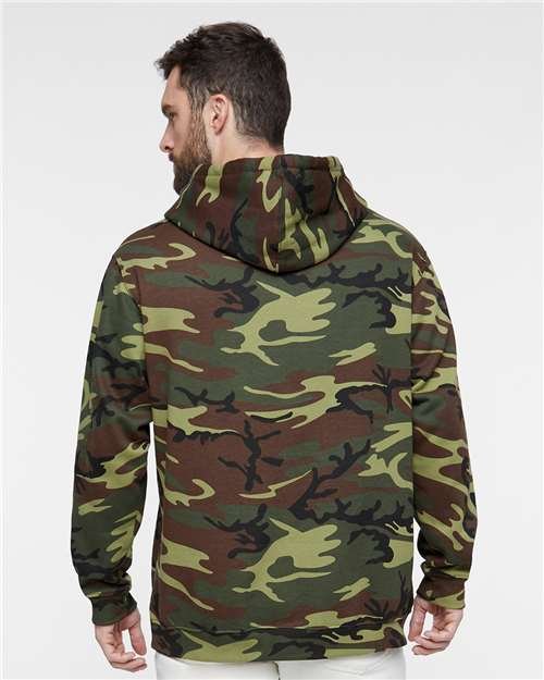 Unisex Camo Fleece Hoodie Sweatshirt - Image 7