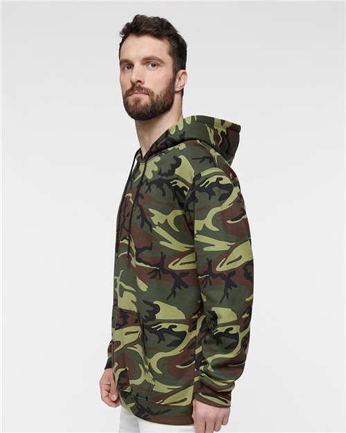 Unisex Camo Fleece Hoodie Sweatshirt - Image 6