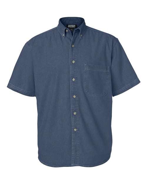 Men's Denim Short Sleeve Shirt - Image 5