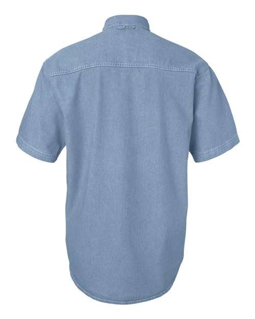 Men's Denim Short Sleeve Shirt - Image 10