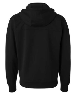 Alternative view of Unisex Poly-Tech Full-Zip Hooded Sweatshirt