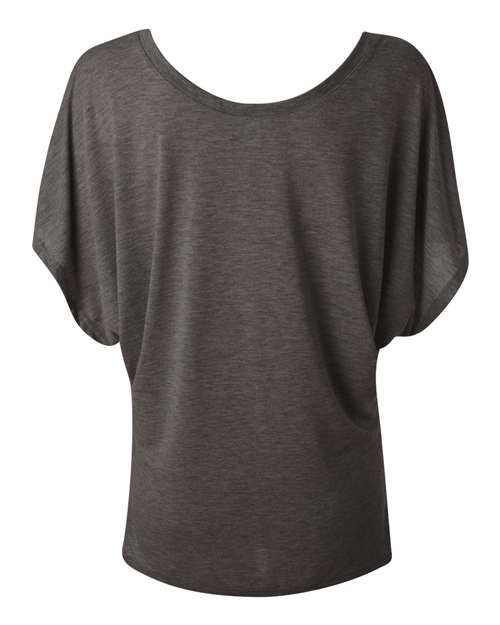 Women’s Flowy Draped Dolman Tee - Image 3