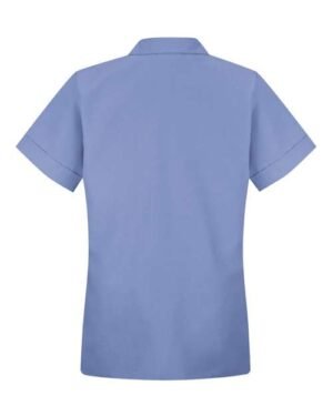 Alternative view of Women's Loose Fit Short Sleeve Button Smock