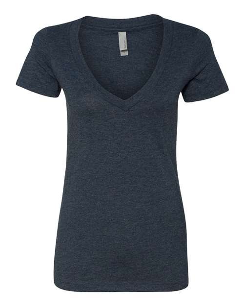 Women’s CVC Deep V-Neck T-Shirt - Image 8