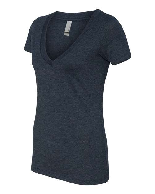 Women’s CVC Deep V-Neck T-Shirt - Image 9