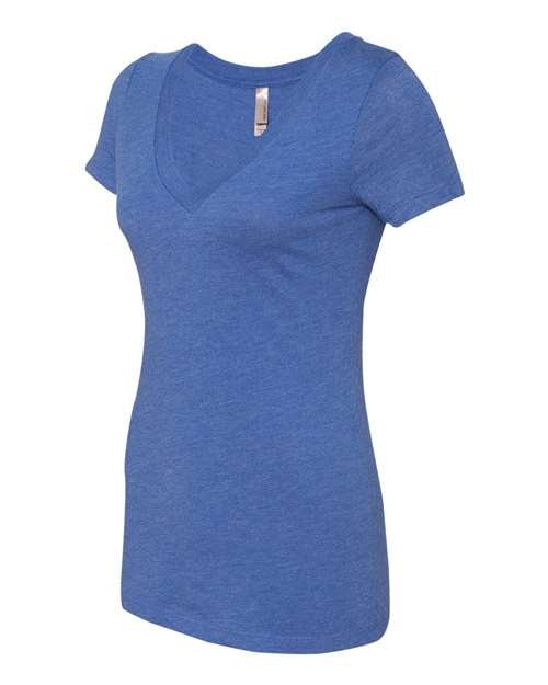Women’s Triblend Deep V-Neck T-Shirt - Image 6