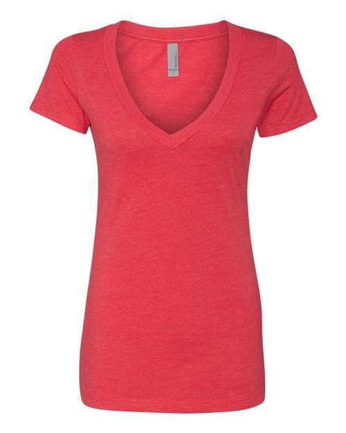 Women’s CVC Deep V-Neck T-Shirt - Image 14
