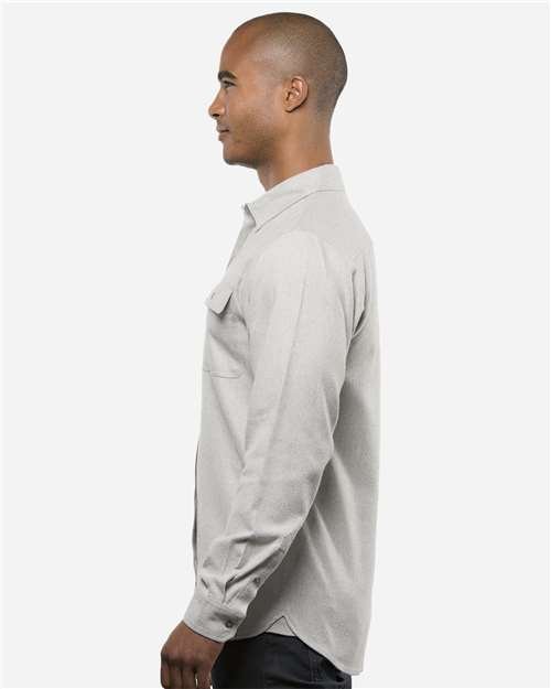 Men's Solid Flannel Shirt - Image 24