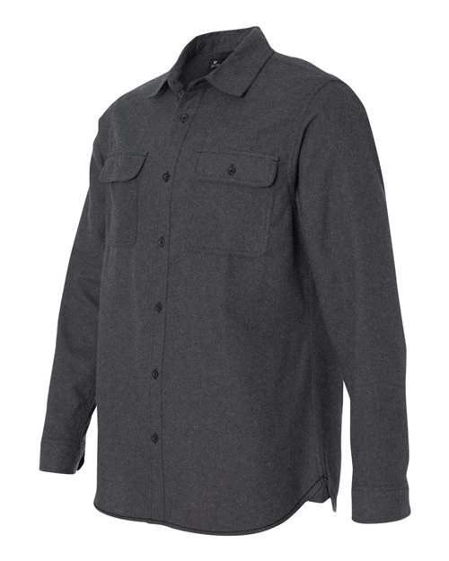 Men's Solid Flannel Shirt - Image 9
