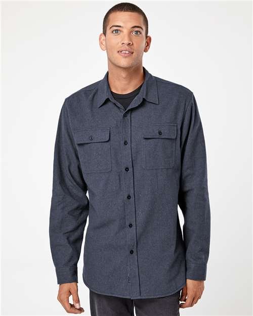Men's Solid Flannel Shirt - Image 14