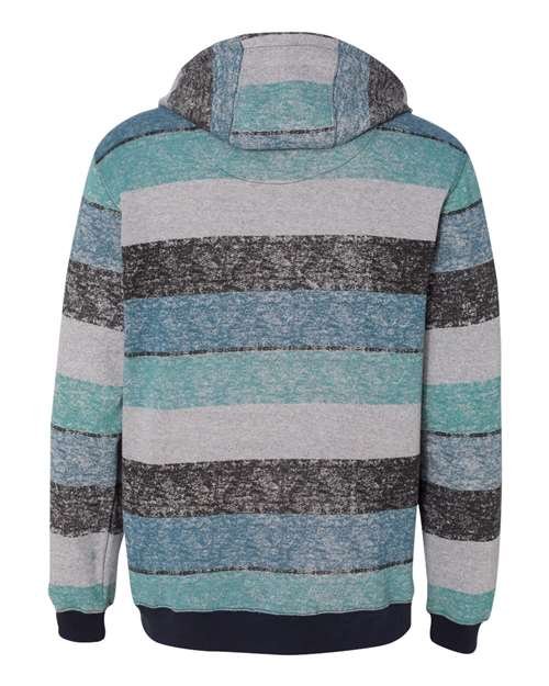 Men's Printed Stripes Fleece Sweatshirt - Image 6