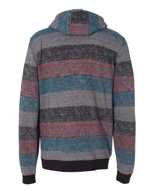 Men's Printed Stripes Fleece Sweatshirt - Image 9