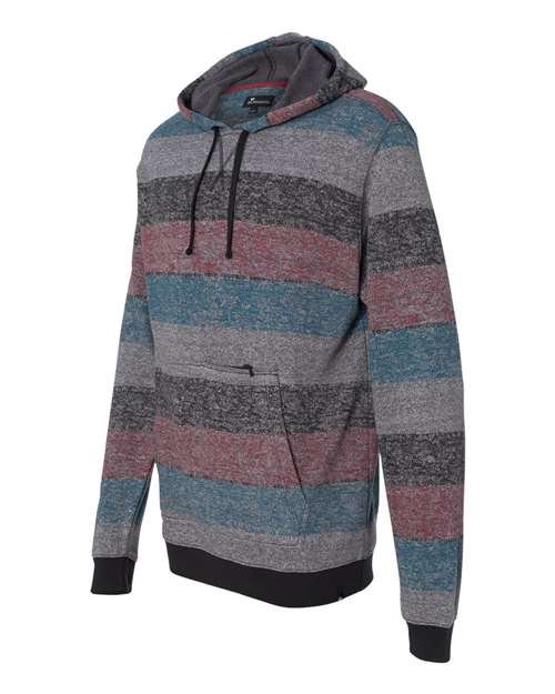 Men's Printed Stripes Fleece Sweatshirt - Image 8