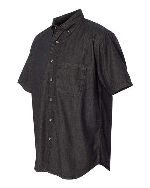 Men's Denim Short Sleeve Shirt - Image 2