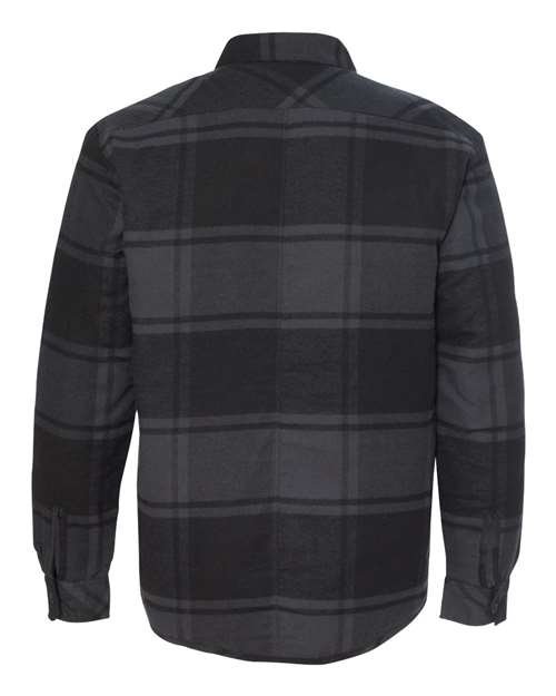 Men's Quilted Flannel Shirt Jacket - Image 3
