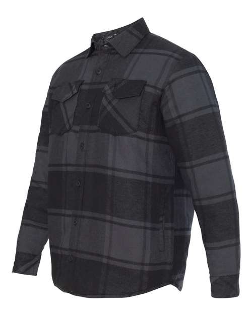 Men's Quilted Flannel Shirt Jacket - Image 2
