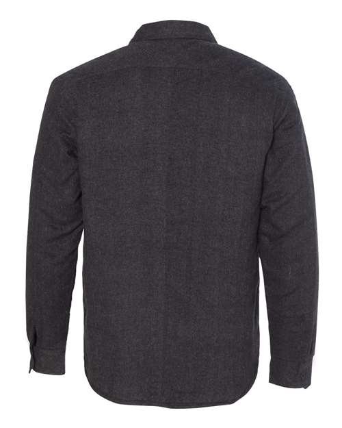 Men's Quilted Flannel Shirt Jacket - Image 7