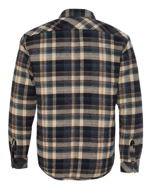Men's Quilted Flannel Shirt Jacket - Image 11