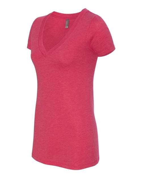 Women’s Triblend Deep V-Neck T-Shirt - Image 9