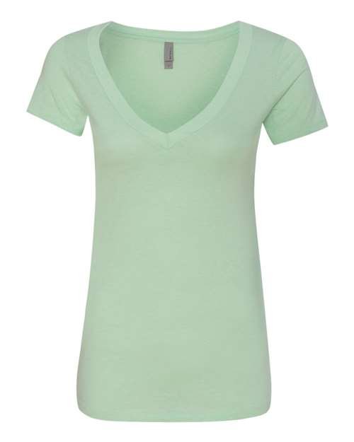Women’s CVC Deep V-Neck T-Shirt - Image 11