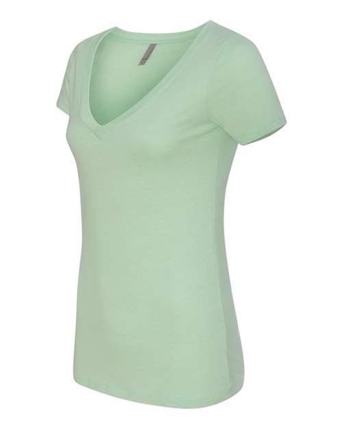 Women’s CVC Deep V-Neck T-Shirt - Image 12