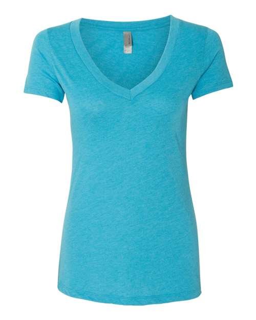 Women’s Triblend Deep V-Neck T-Shirt - Image 11