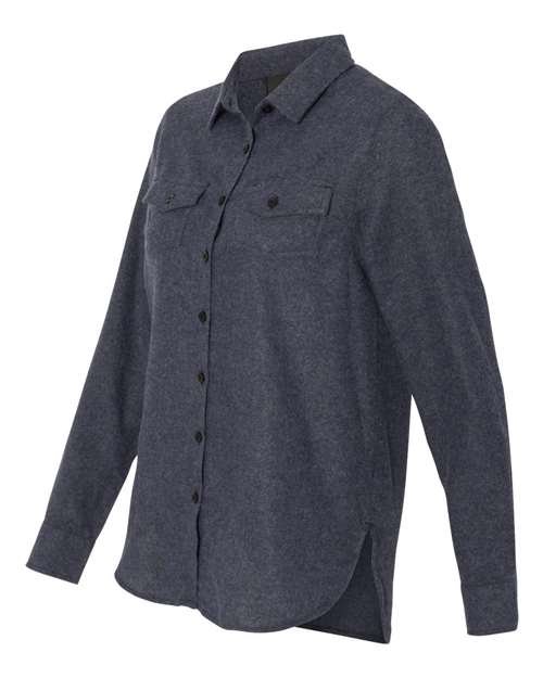 Women's Solid Flannel Shirt - Image 6