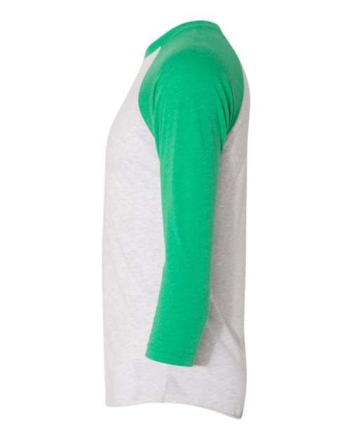 Unisex Triblend Three-Quarter Raglan T-Shirt - Image 3