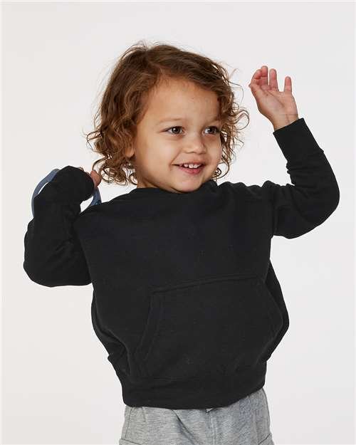 Toddler Special Blend Hooded Raglan Sweatshirt - Image 4
