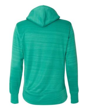 Alternative view of Women's Odyssey Striped Performance Fleece Lapover Hooded Sweatshirt