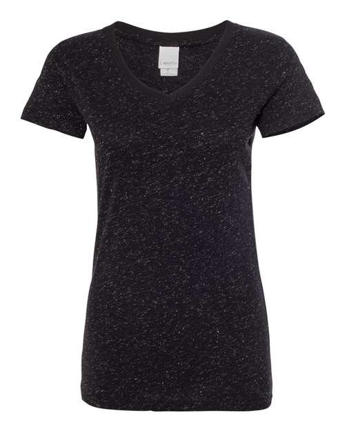 Women’s Glitter V-Neck T-Shirt - Image 5
