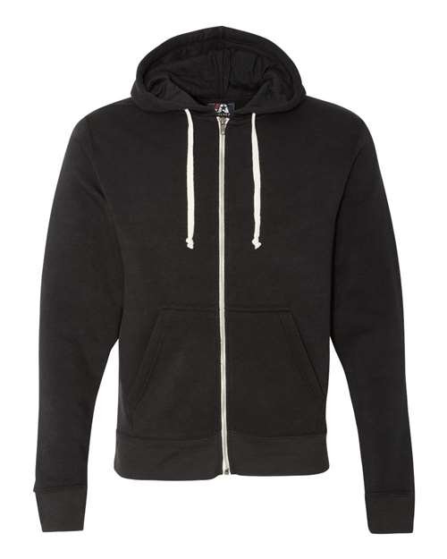 Men's Triblend Full-Zip Hooded Sweatshirt