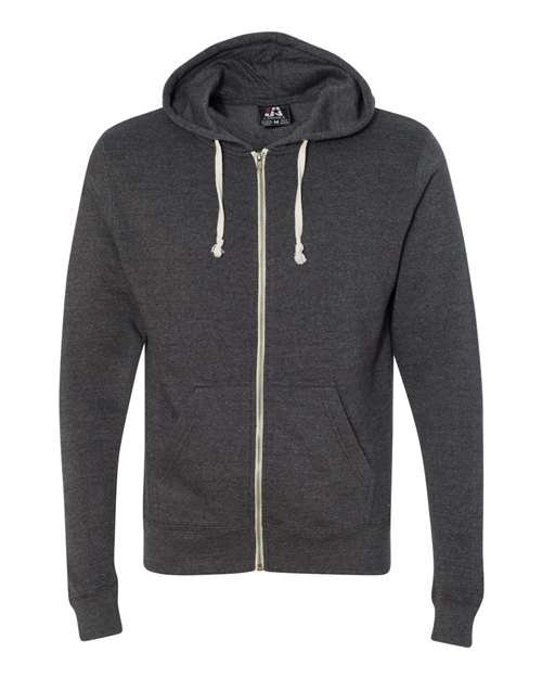 Men's Triblend Full-Zip Hooded Sweatshirt - Image 8