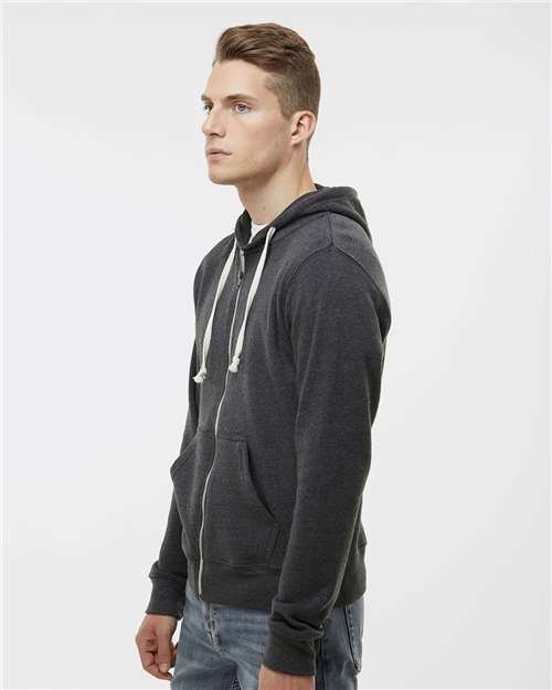 Men's Triblend Full-Zip Hooded Sweatshirt - Image 12
