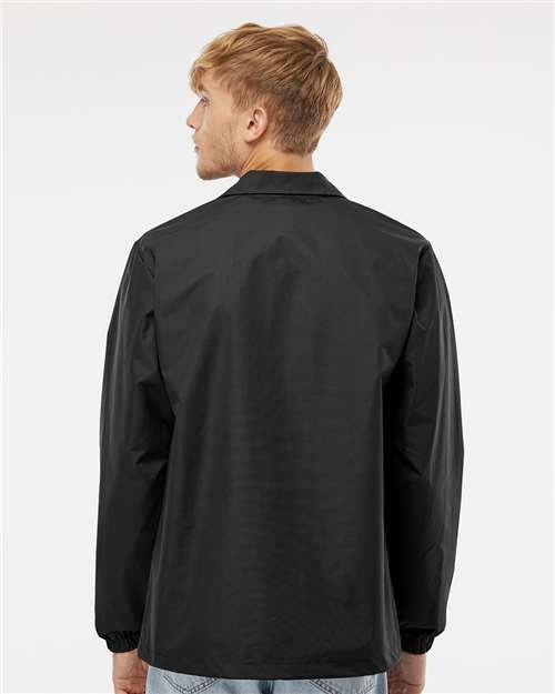 Men's Water-Resistant Windbreaker Coach’s Jacket - Image 6