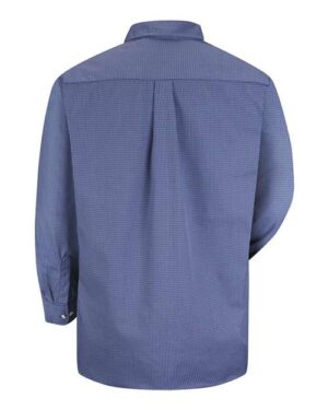 Alternative view of Men's Mini-Plaid Uniform Long Sleeve Shirt