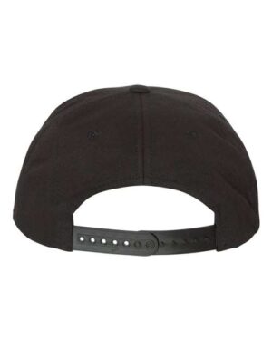 Alternative view of Lightly-Structured Five-Panel Snapback Cap