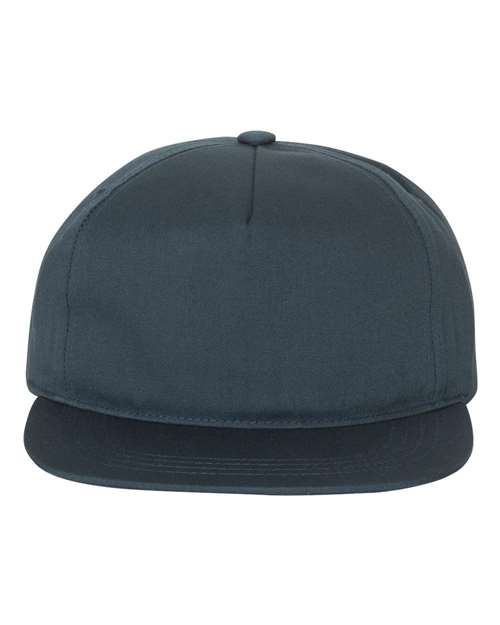 Lightly-Structured Five-Panel Snapback Cap - Image 14