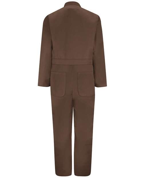 Men's Extended Sizes Twill Action Back Coverall - Image 5
