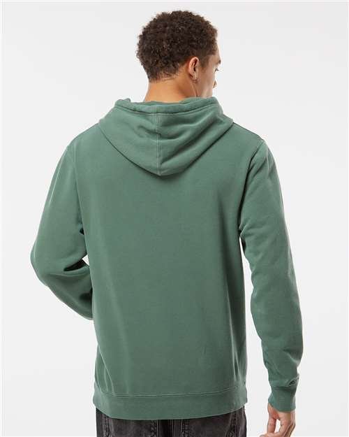 Unisex Midweight Pigment-Dyed Hooded Sweatshirt - Image 6