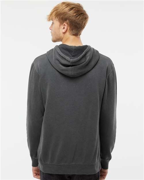 Unisex Midweight Pigment-Dyed Hooded Sweatshirt - Image 22
