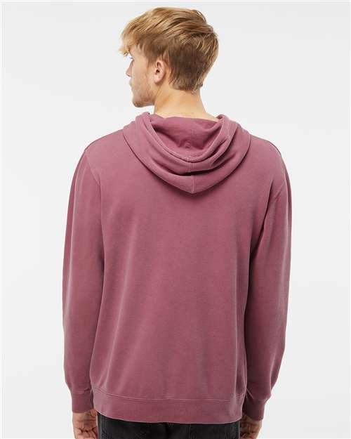Unisex Midweight Pigment-Dyed Hooded Sweatshirt - Image 58