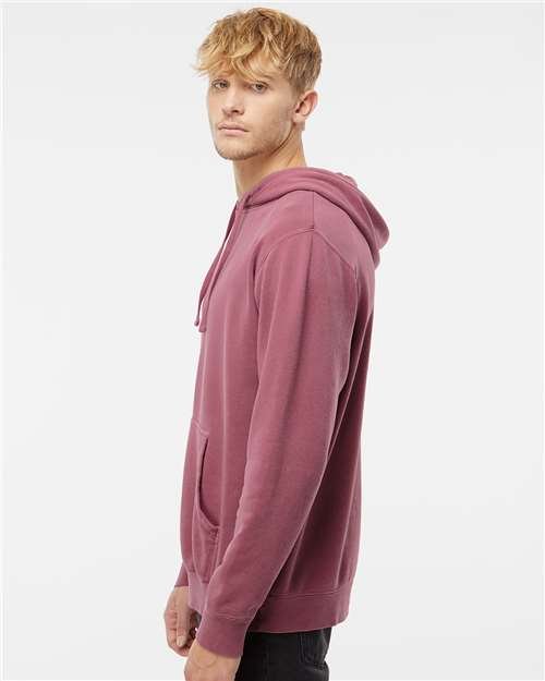 Unisex Midweight Pigment-Dyed Hooded Sweatshirt - Image 57