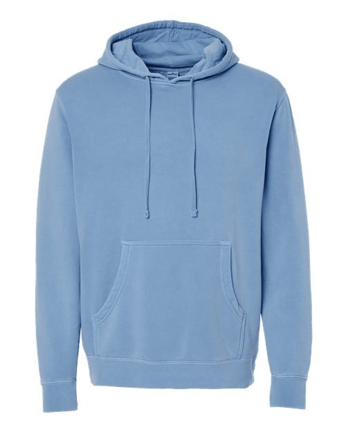 Unisex Midweight Pigment-Dyed Hooded Sweatshirt - Image 47