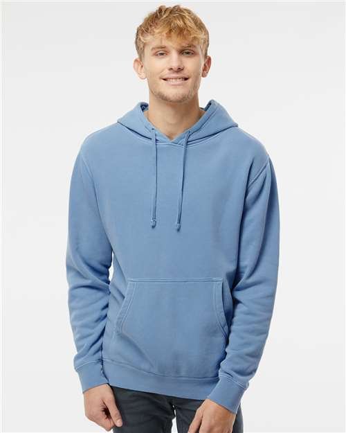 Unisex Midweight Pigment-Dyed Hooded Sweatshirt - Image 50