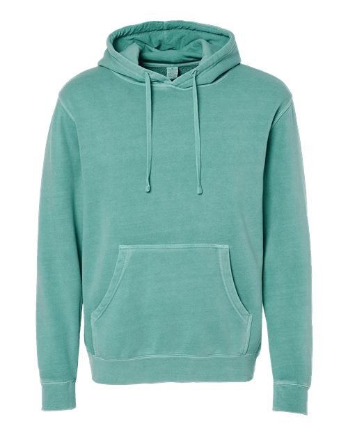 Unisex Midweight Pigment-Dyed Hooded Sweatshirt - Image 59