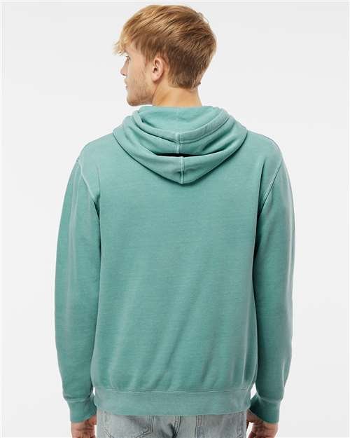 Unisex Midweight Pigment-Dyed Hooded Sweatshirt - Image 64