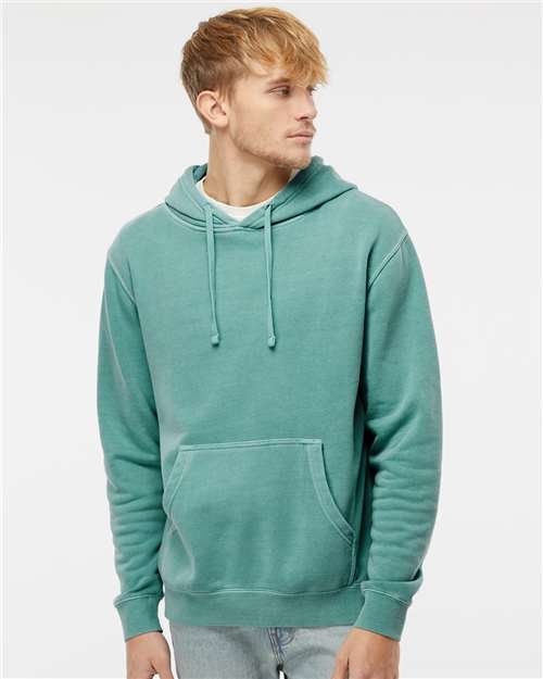 Unisex Midweight Pigment-Dyed Hooded Sweatshirt - Image 62