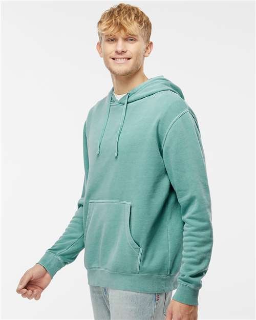 Unisex Midweight Pigment-Dyed Hooded Sweatshirt - Image 63